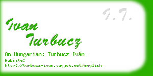 ivan turbucz business card